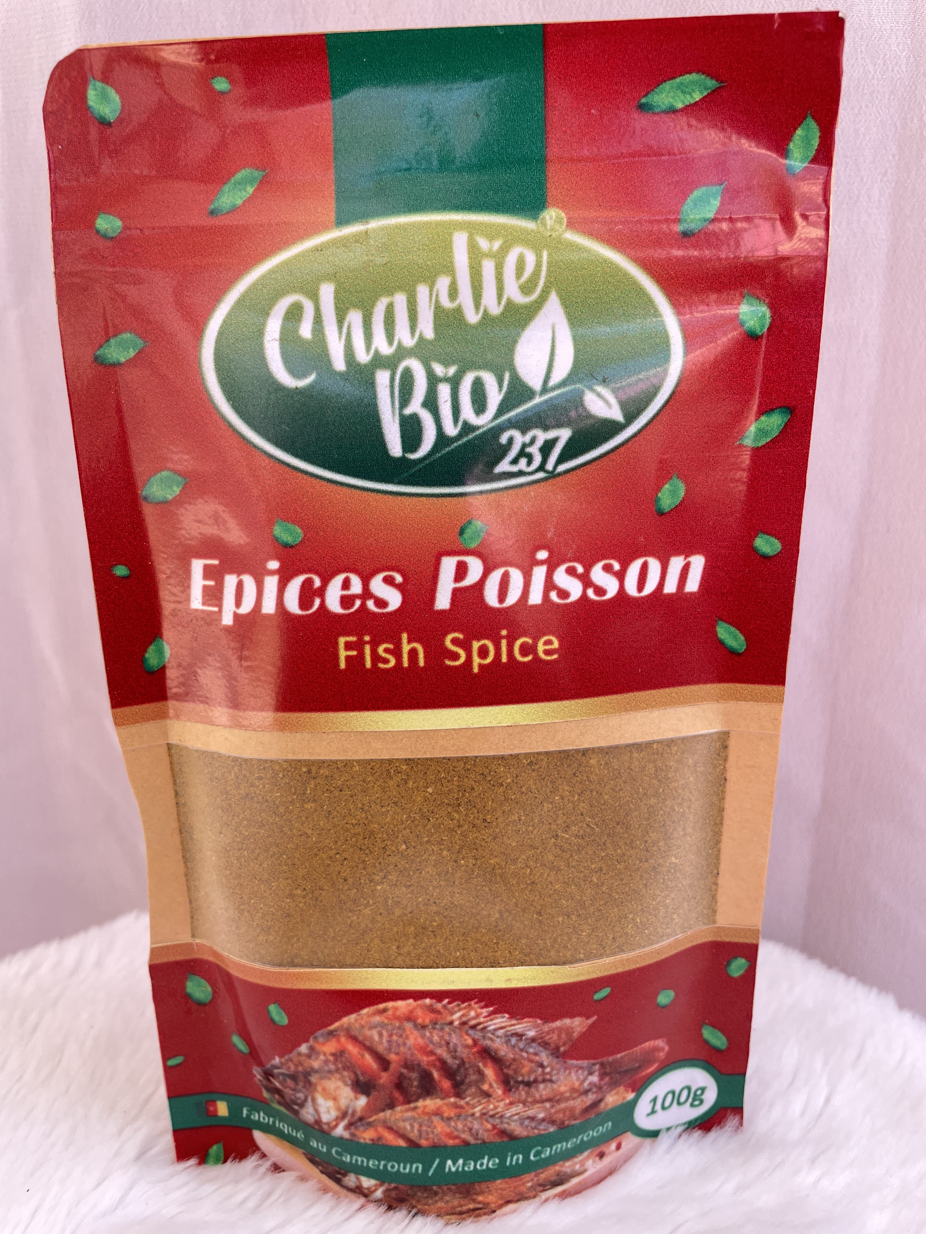 Sachet 100 g Épices Poisson Charlie Bio 237