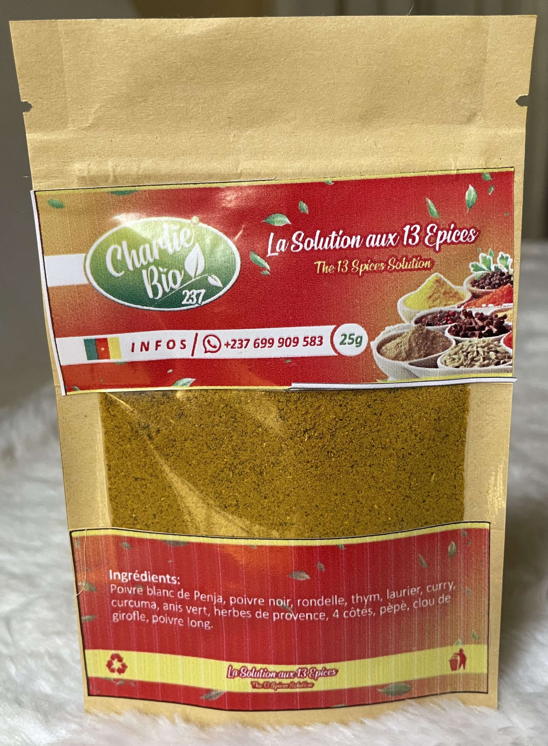 Voir le sachet 25g